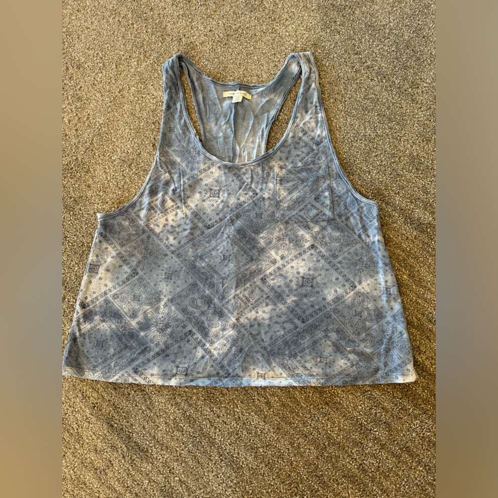 American Eagle bandana print crop tank, size S